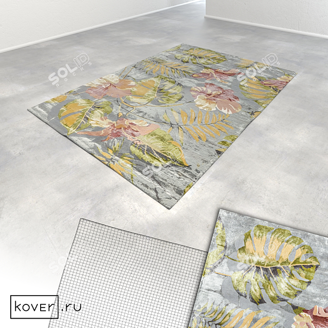 Floristry Art de Vivre Carpets | Kover.ru | Set1 3D model image 4