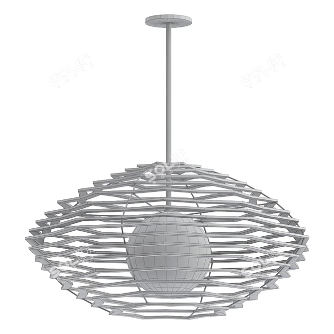 Mid-Century Sarfatti Ceiling Lights 3D model image 2