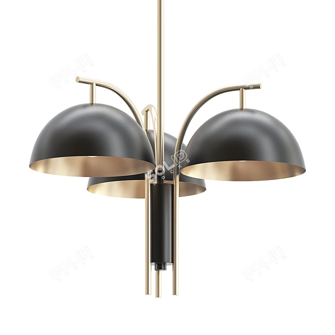 Elegant Marcel Chandelier: Timeless Illumination 3D model image 1