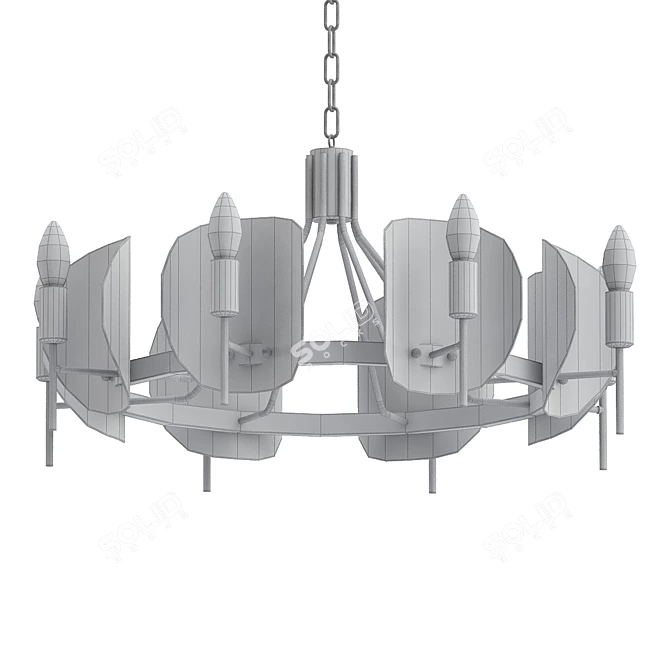 Elegant Marion Design Lamp 3D model image 2