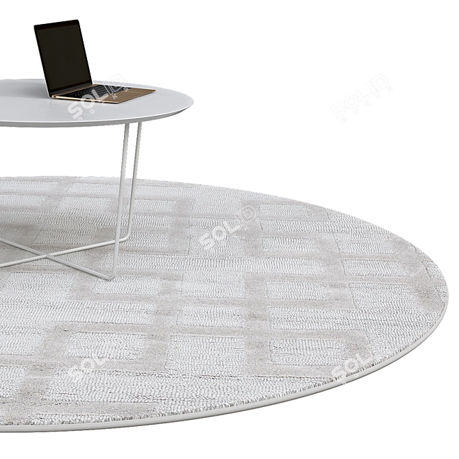 Elegant Circle Rugs | No. 262 3D model image 2