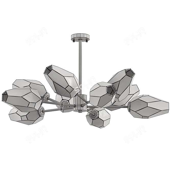 Elegant Seleste Design Lamps 3D model image 2