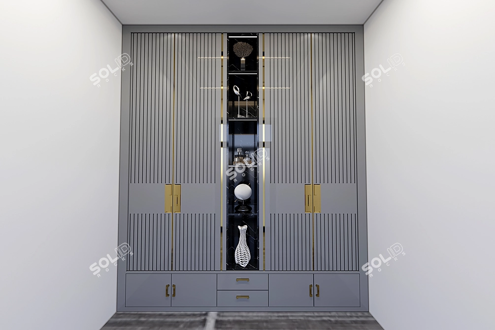 Modern Cabinet 3D model image 1