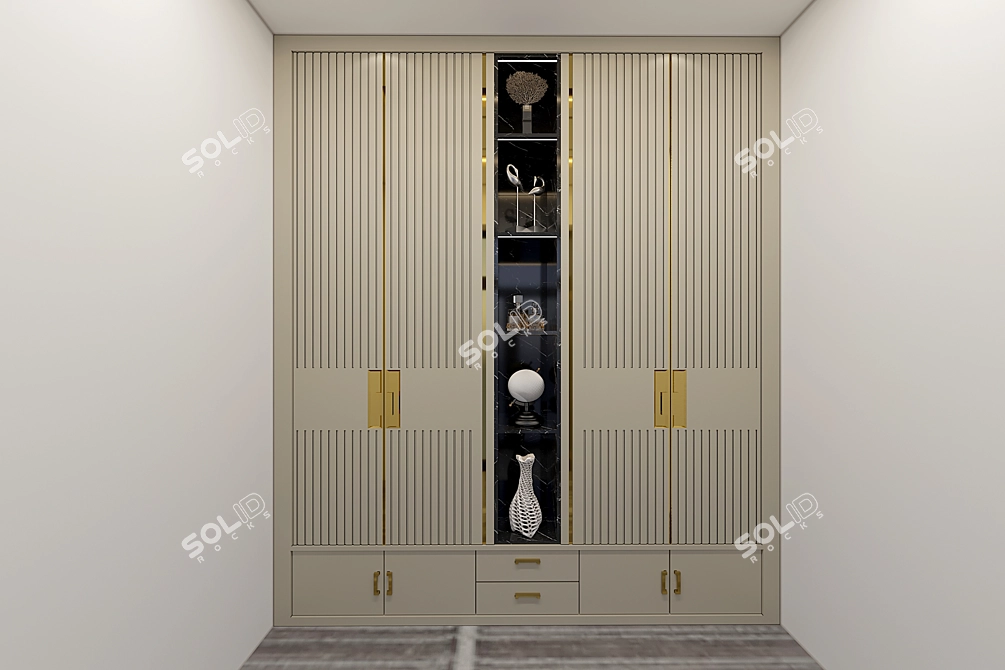 Modern Cabinet 3D model image 2