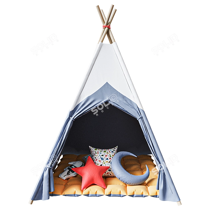 Kids' Adventure Teepee 3D model image 2