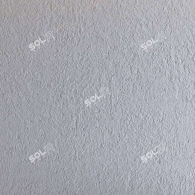 Seamless Decorative Stucco 3D model image 4