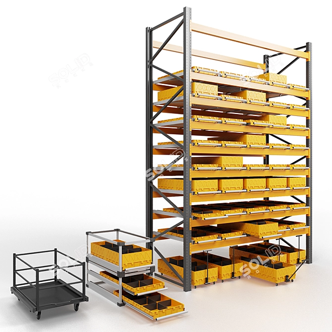 Modular Storage Solutions 3D model image 1