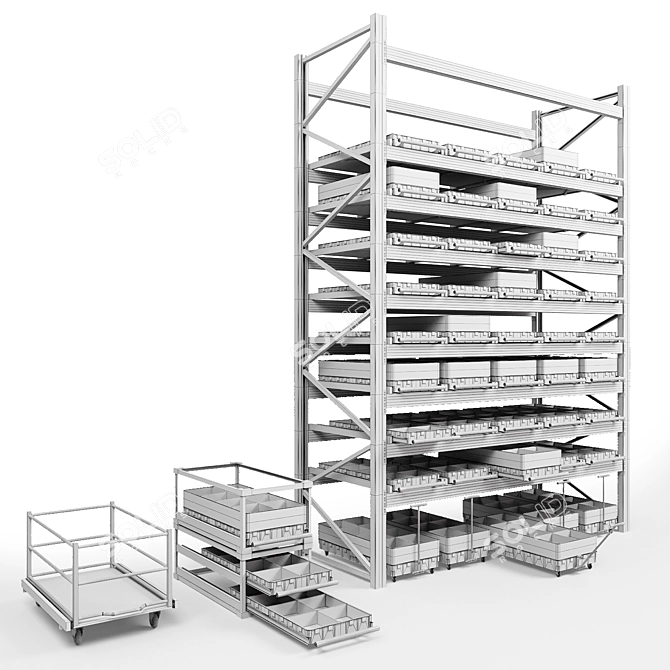 Modular Storage Solutions 3D model image 2