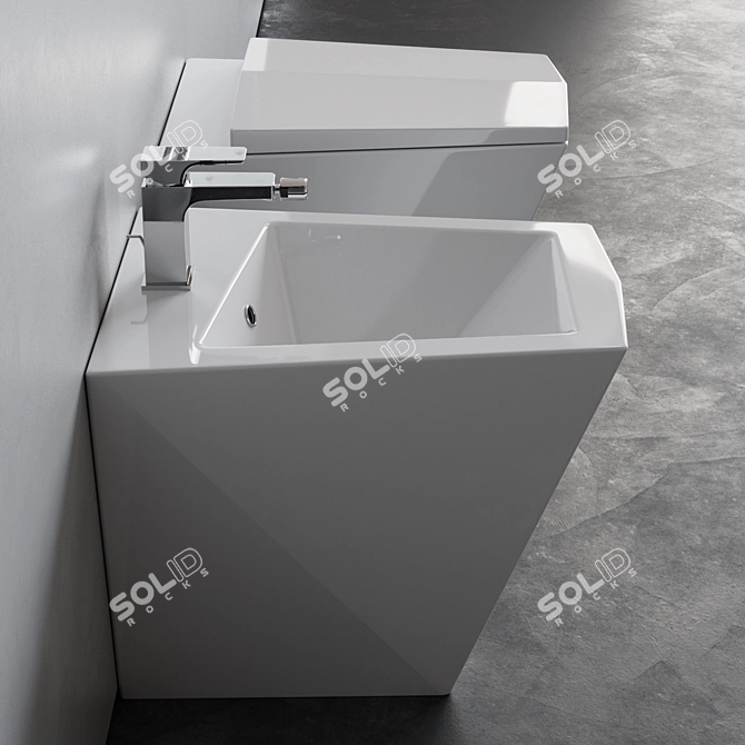 Olympia Crystal - Elegant Bathroom Upgrade 3D model image 3