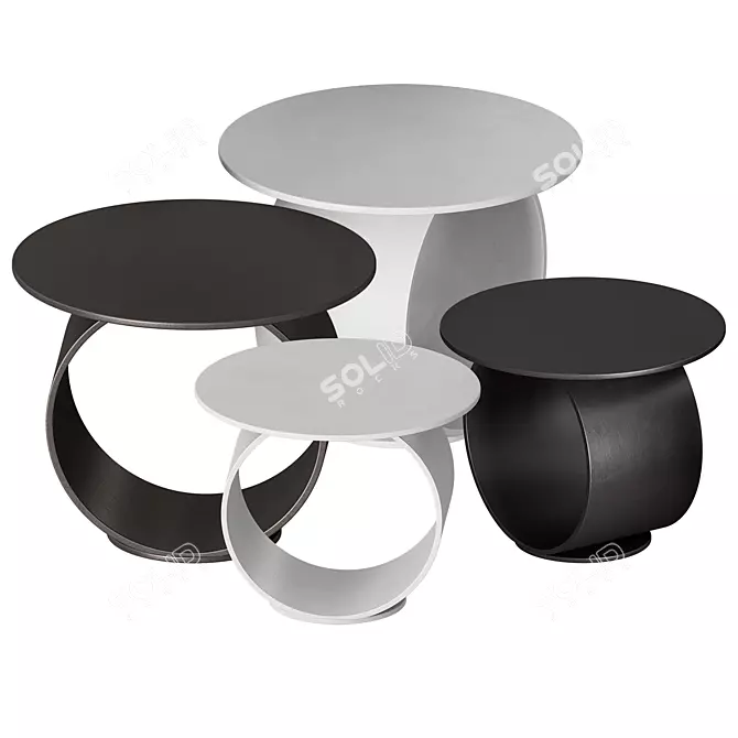 Minimalist Metodo Coffee Table 3D model image 4