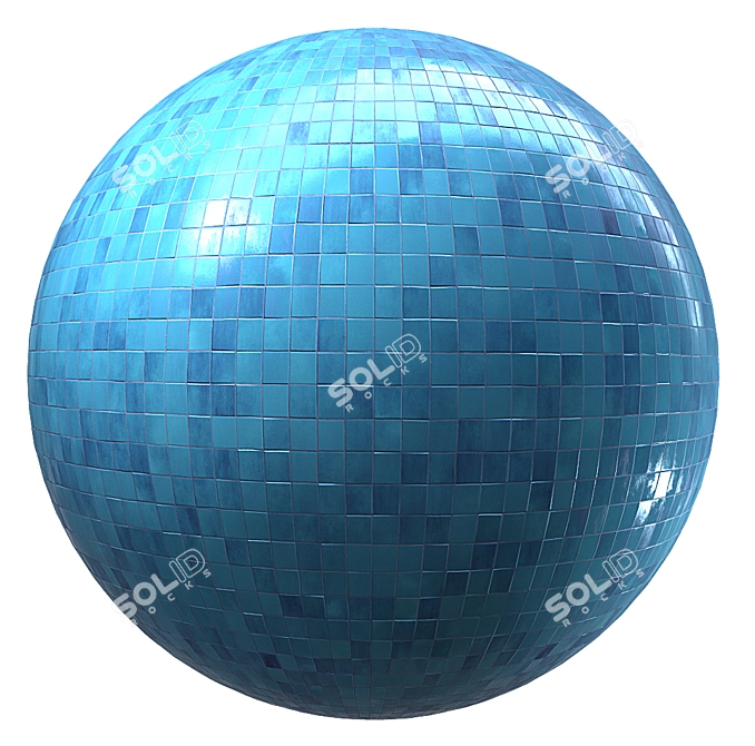 Seamless 4K Texture Tile 3D model image 1