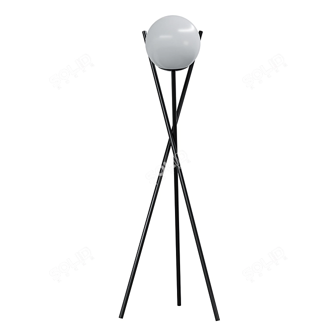 Eglo Salvezinas Floor Lamp 3D model image 1