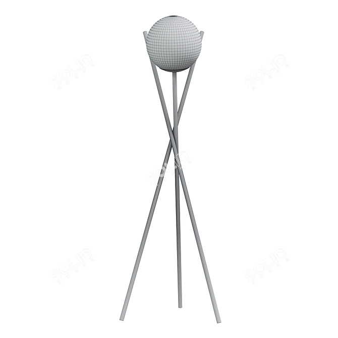 Eglo Salvezinas Floor Lamp 3D model image 2