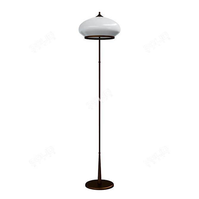 Elegant Parma Floor Lamp 3D model image 1