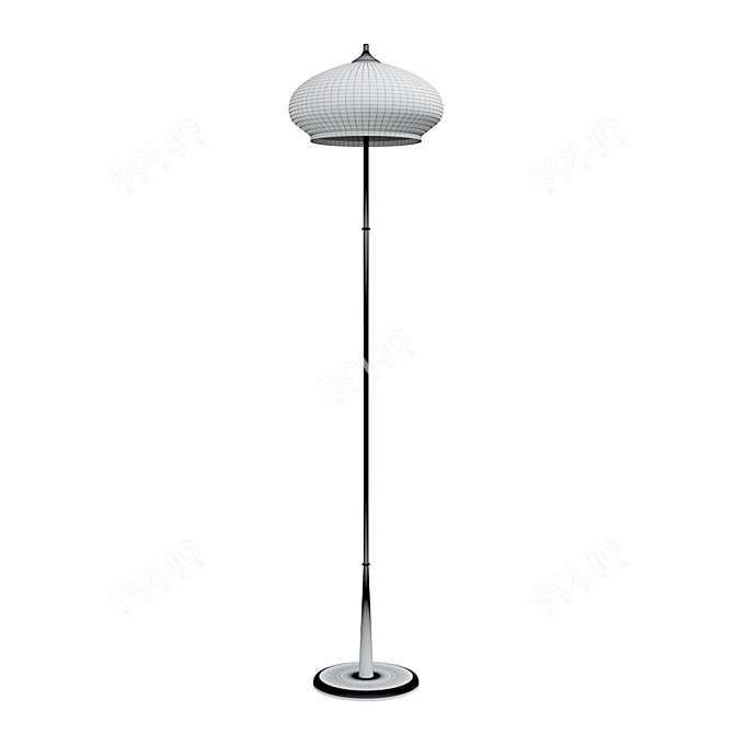 Elegant Parma Floor Lamp 3D model image 2