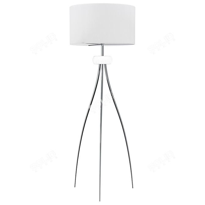 Elegant Mantra Floor Lamp 3D model image 1