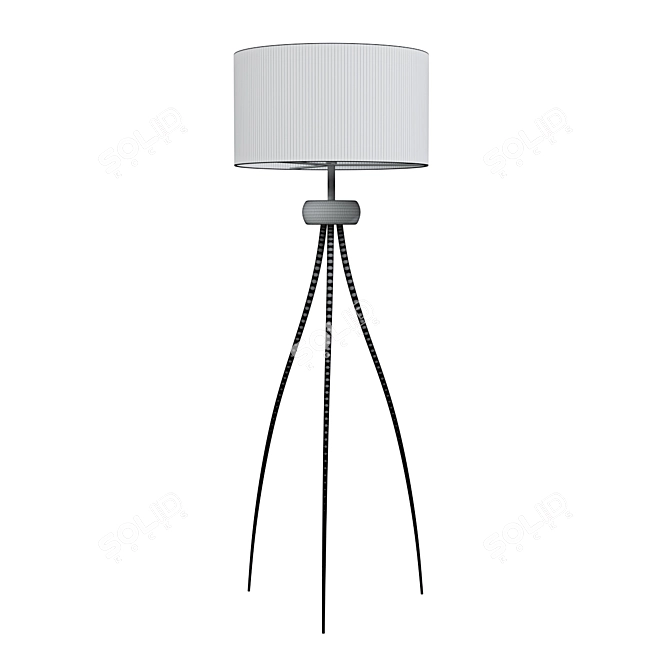 Elegant Mantra Floor Lamp 3D model image 2