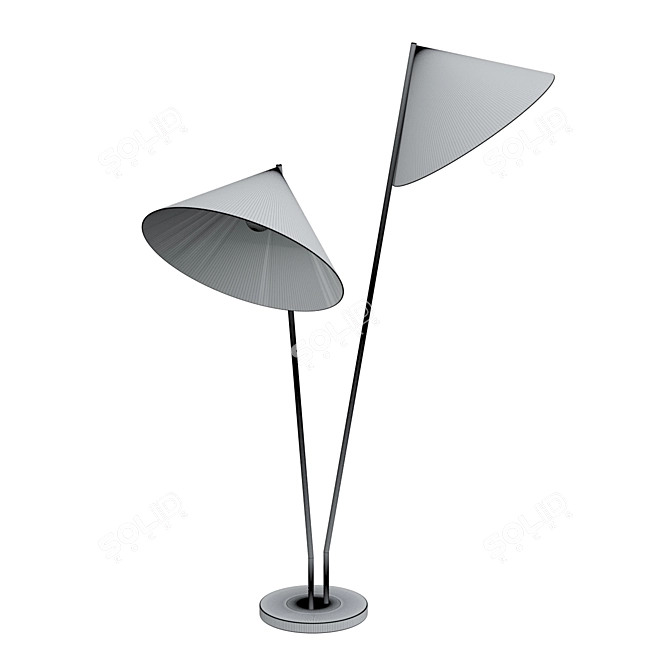 Sleek Floor Lamp, Model Lampada 3D model image 2