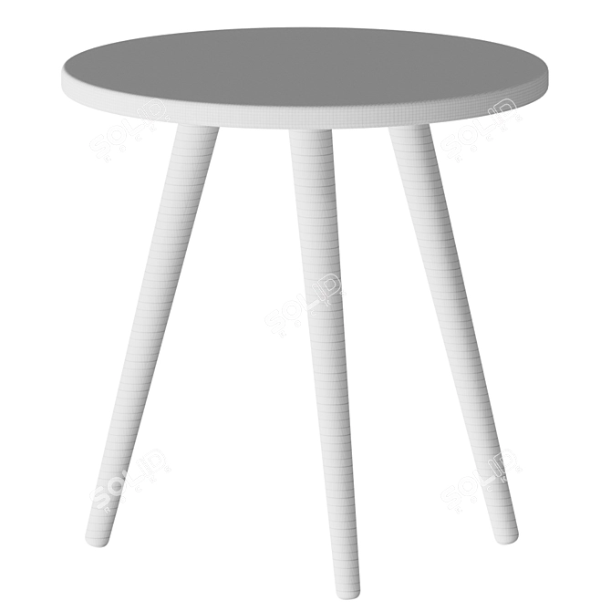 MAEVA Mother-of-pearl Accent Table 3D model image 2