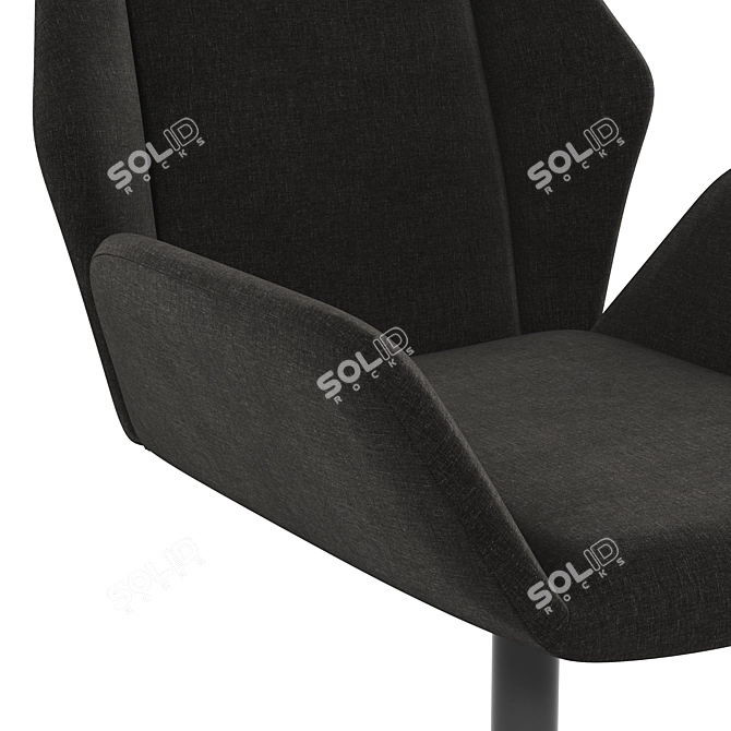 Ergonomic Office Swivel Armchair 3D model image 3