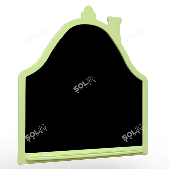 Enchanting Fairy House Slate Board 3D model image 1