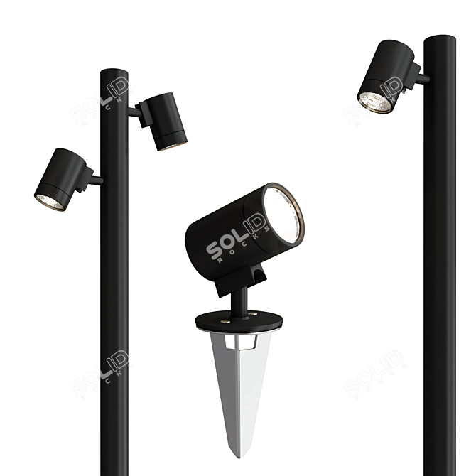 Astro Lighting Bayville Spike Spot Collection 3D model image 1