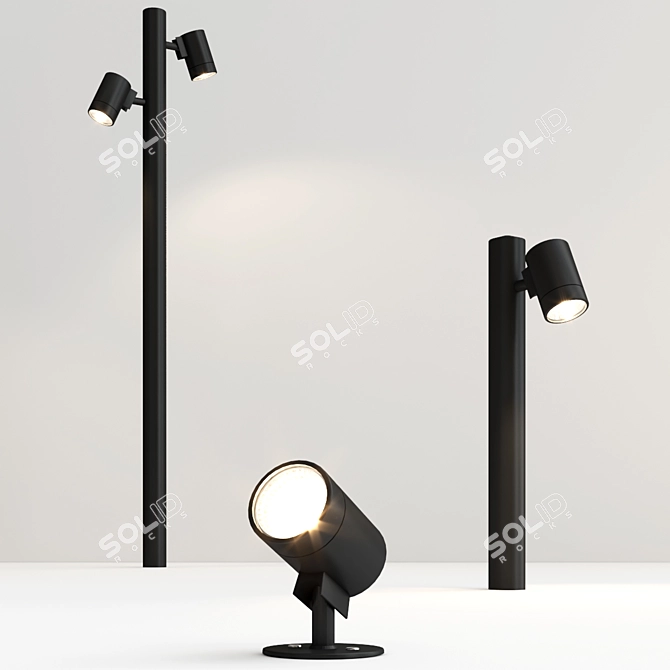 Astro Lighting Bayville Spike Spot Collection 3D model image 2