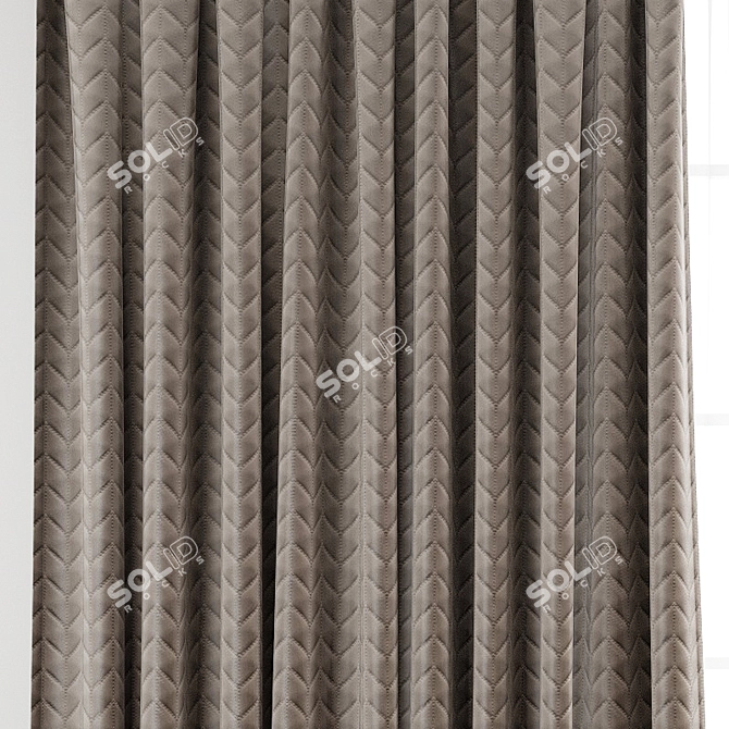 Polygonal Curtain Model 3D model image 5