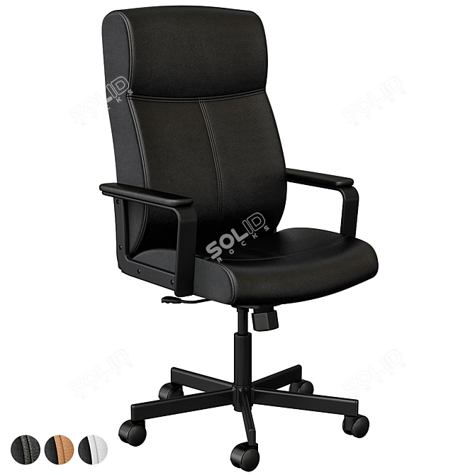 Ergonomic Study Chair - Millberget 3D model image 2