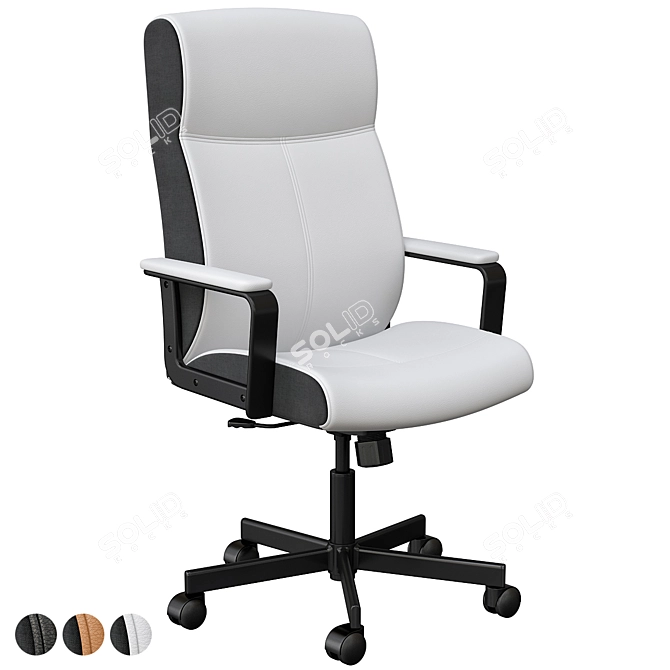 Ergonomic Study Chair - Millberget 3D model image 3