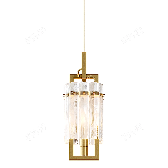 BENNA Pendant Lamp: Stylish and Modern 3D model image 2