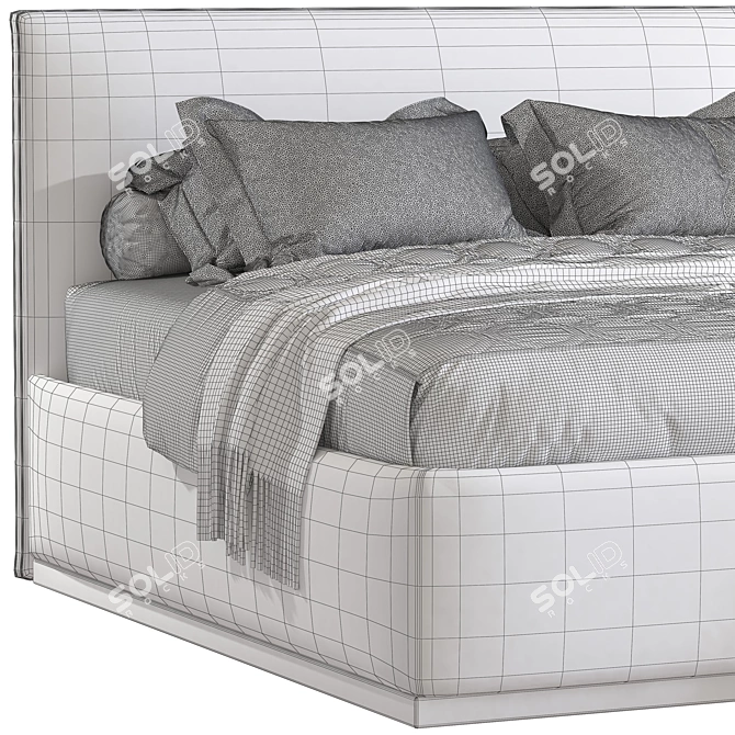 Luxury Dream Beds: Unbelievable Comfort 3D model image 6