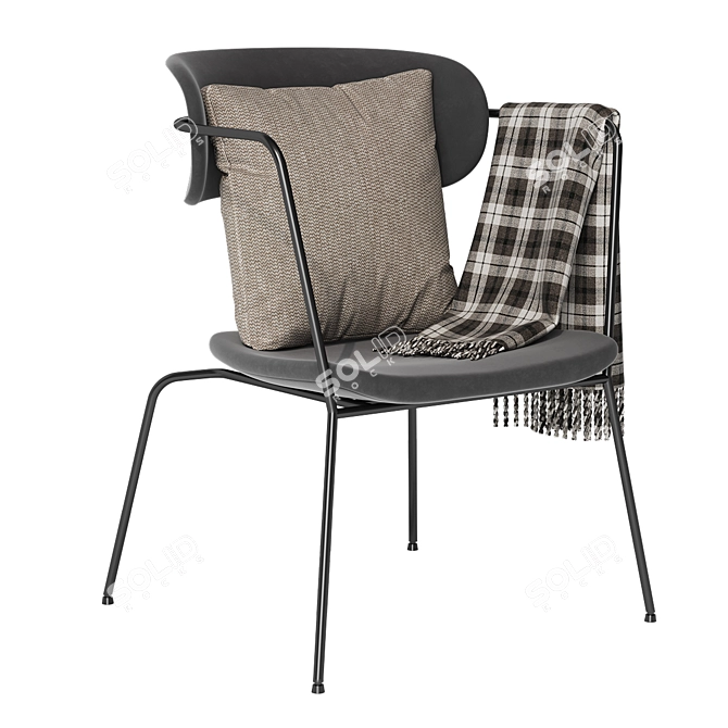 Luxury Pedigree Armchair 3D model image 2