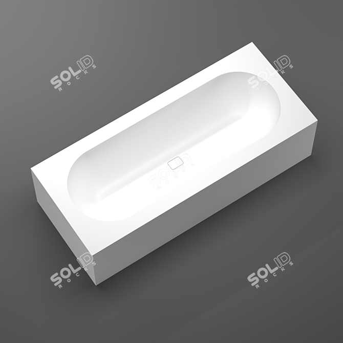 Elegant CBT-160-65 Bath: Immerse in Luxury 3D model image 2