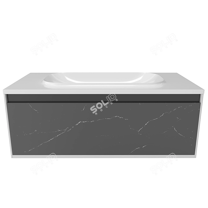 Modern Cabinet with Sink Pandora 3D model image 1