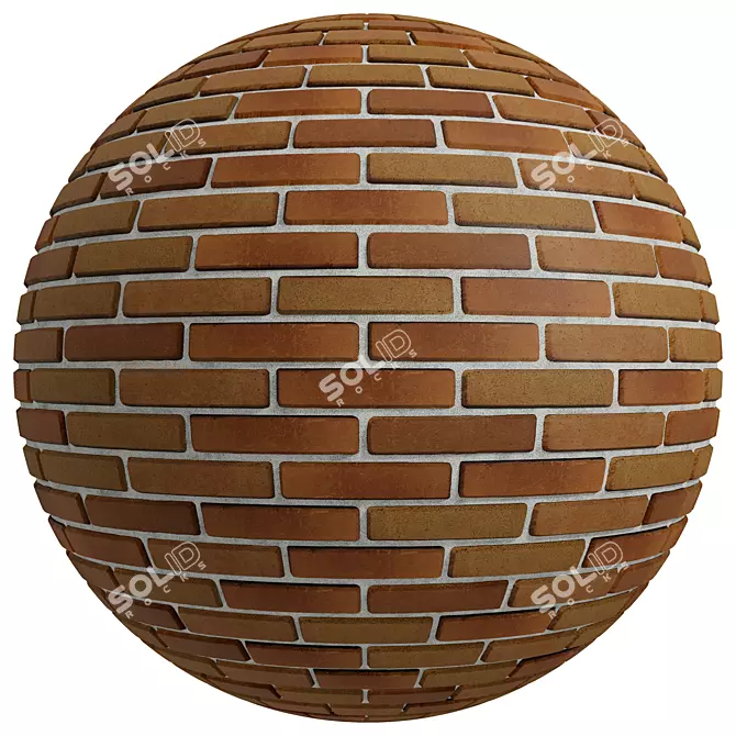 Vintage Brick Texture | PBR | 4K 3D model image 2