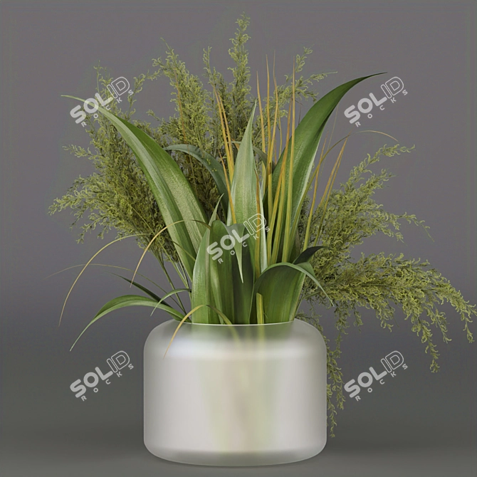 Indoor Pine Flower Bouquet - Collection 268 3D model image 2