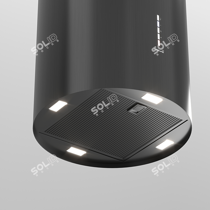 Sleek Island Hood: Futuro Futuro 3D model image 2