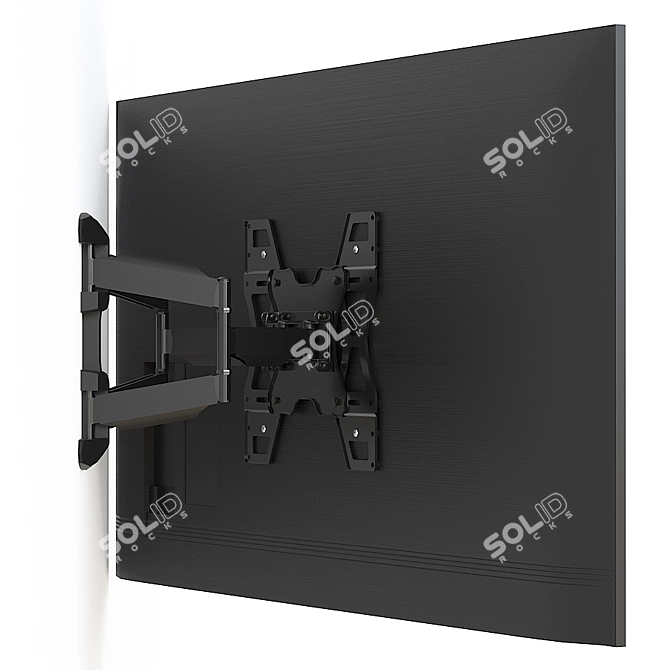 Samsung 70" LED TV with Swivel Mount 3D model image 4