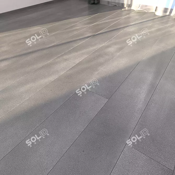 Silver Parquet Floor: HD Textures, Corona + Vray Render 3D model image 1