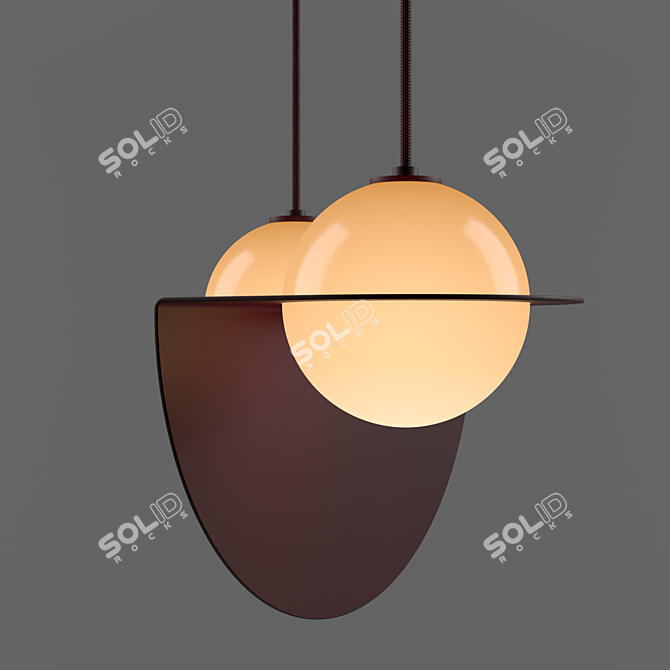Stylish Pendant Lamp Laurent 01 3D model image 12