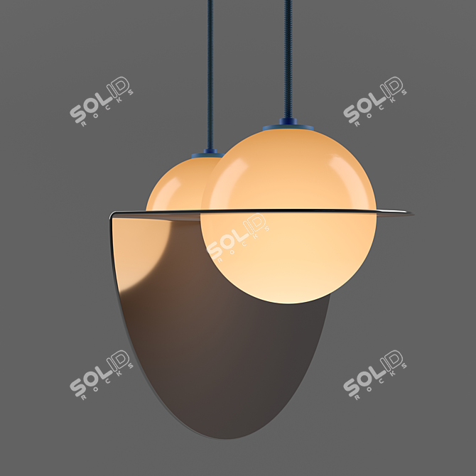 Stylish Pendant Lamp Laurent 01 3D model image 13