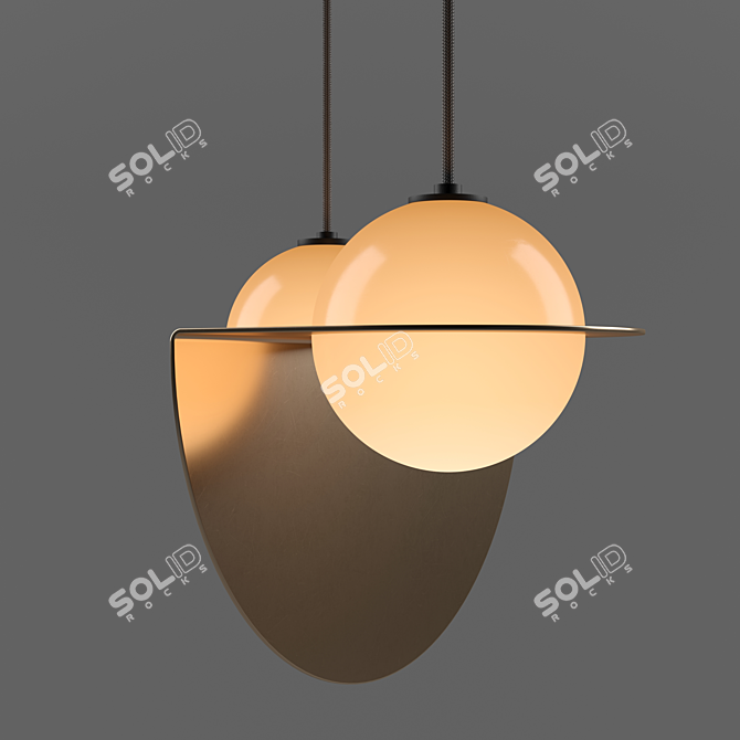 Stylish Pendant Lamp Laurent 01 3D model image 14