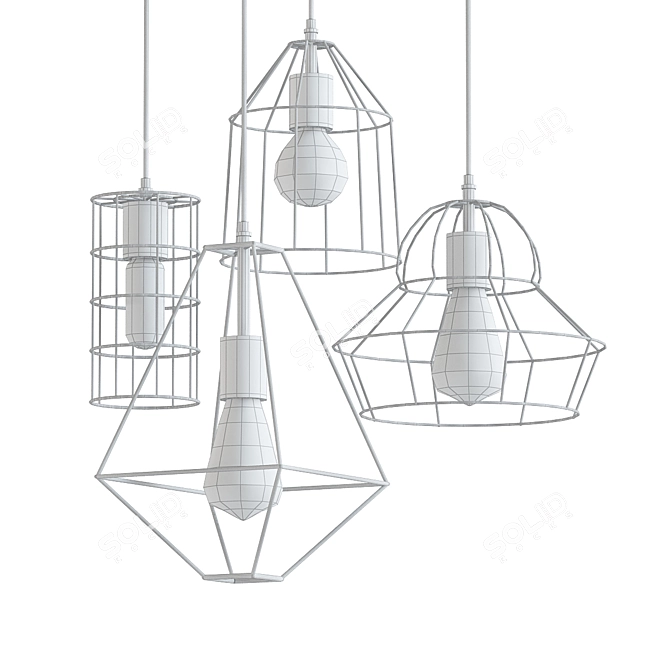 Customizable Lighting Fixtures 3D model image 2