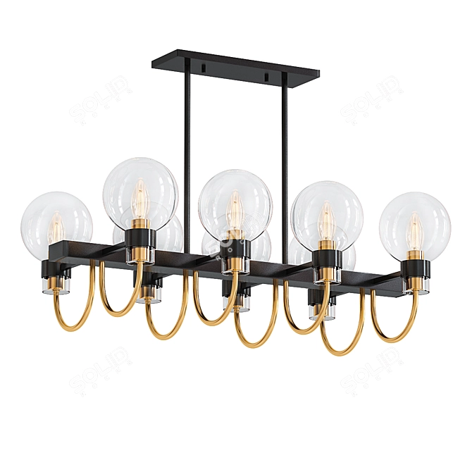 Elegant Votrom Chandelier 3D model image 1