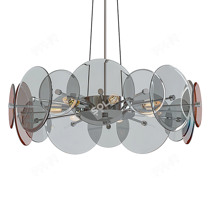 Elegant Remedi Chandelier 3D model image 1