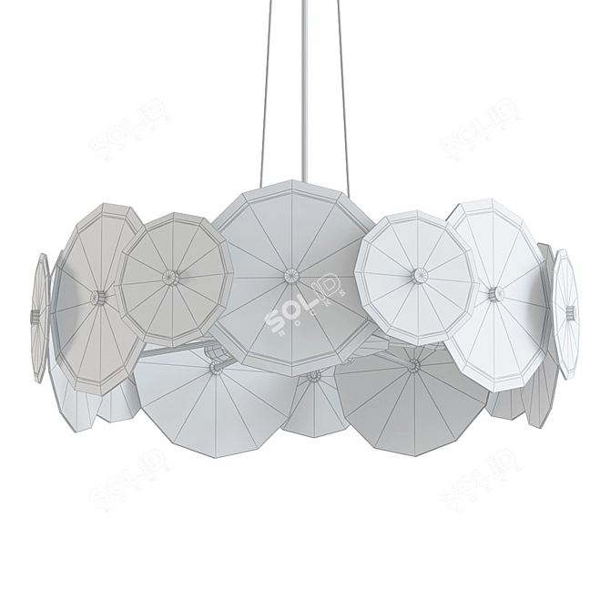 Elegant Remedi Chandelier 3D model image 2