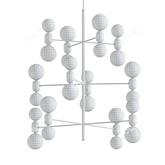 Modern Design Lighting Fixture 3D model image 2