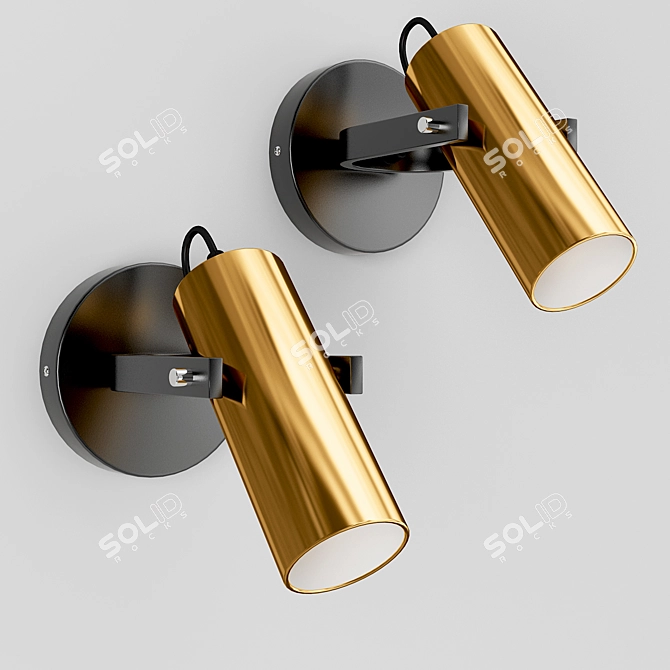 Lumion Claire Wall Sconce 3D model image 2