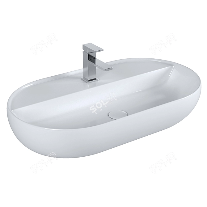 BelBagno BB1346 - Contemporary Style Countertop Sink 3D model image 1